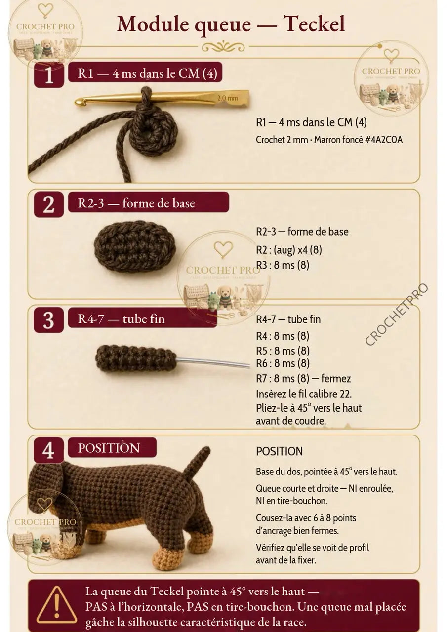Crochet Pro et Main de Maître – pas à pas 17