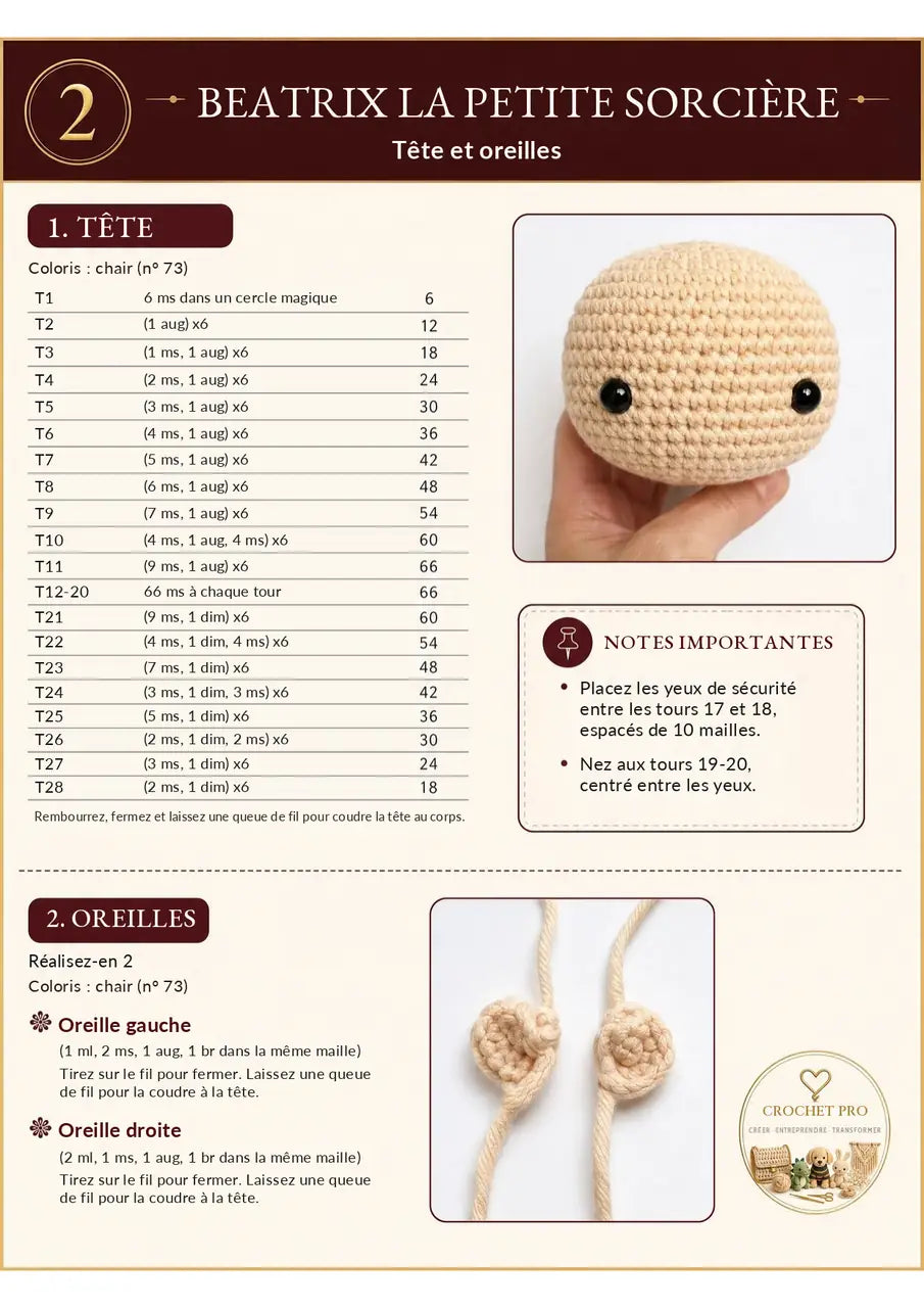 Crochet Pro et Main de Maître – pas à pas 19