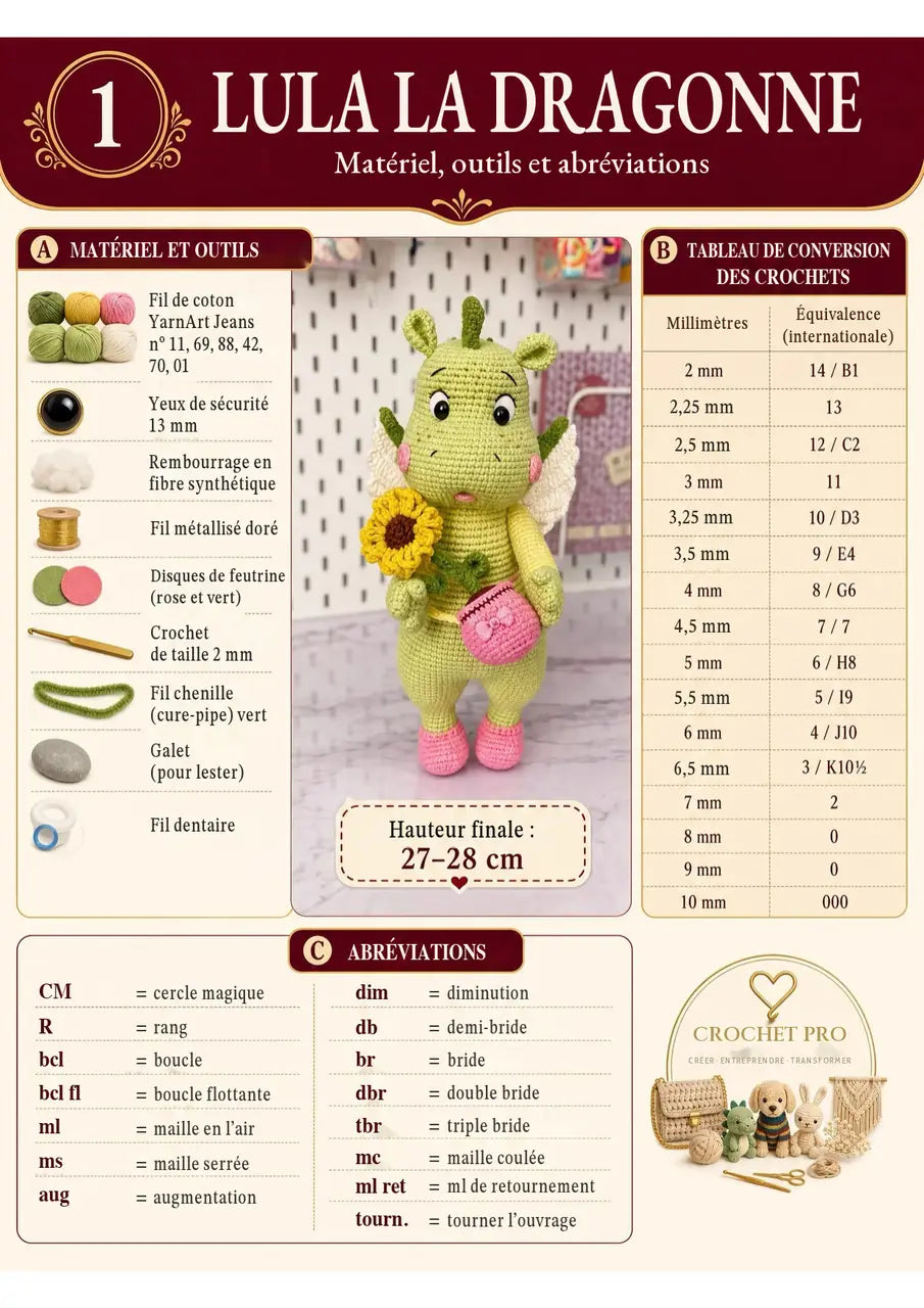 Crochet Pro et Main de Maître – pas à pas 22