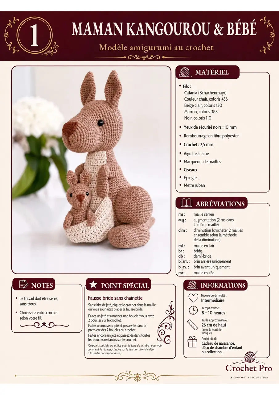 Crochet Pro et Main de Maître – pas à pas 28