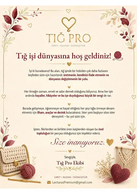Tığ Pro ve Usta Ellerden – adım adım 14