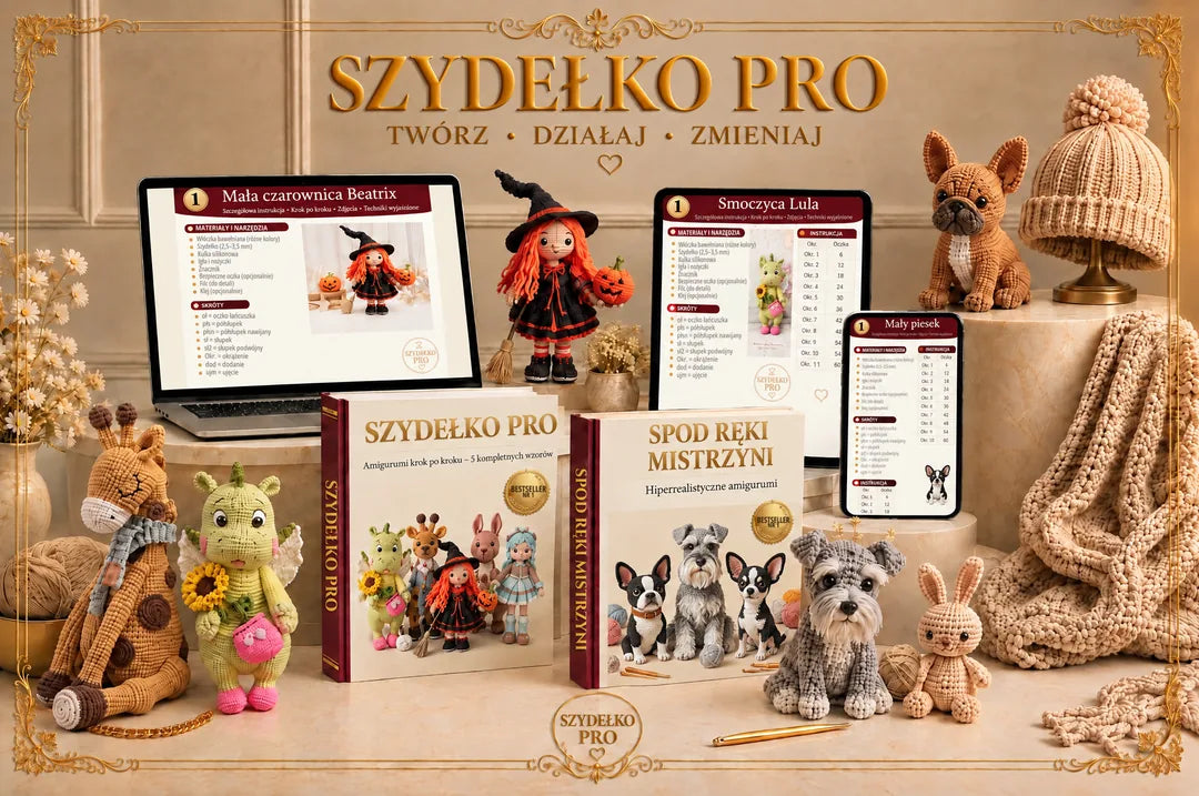 Książki Szydełko Pro i „Spod ręki mistrzyni” z gotowymi amigurumi